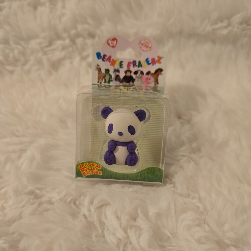 Beanie Eraserz Bamboo Panda Japanese Puzzle Eraser